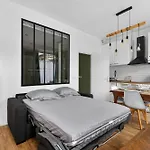 아파트 Charming 2-room Loft-style Near Montmartre